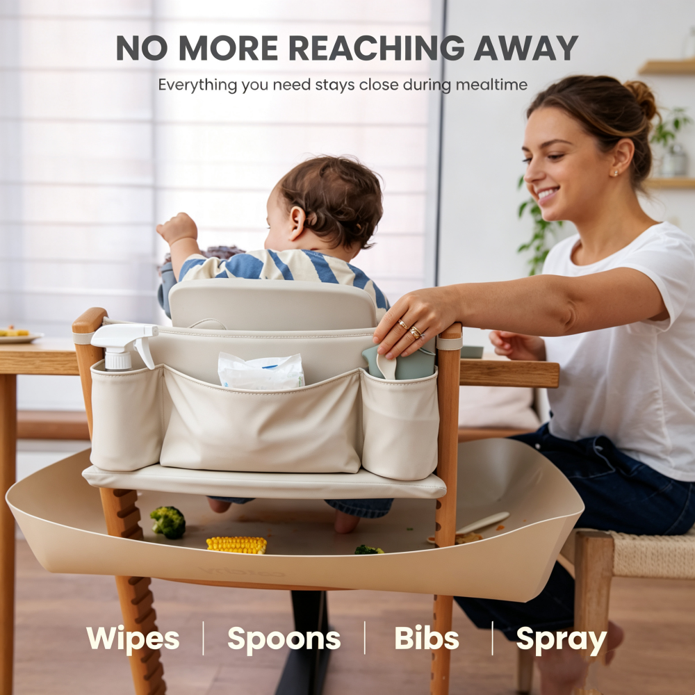 Smart High Chair Caddy – Keep Mealtime Essentials Within Reach