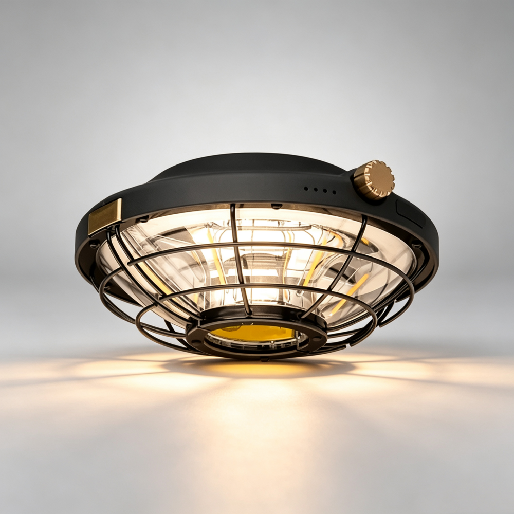 360° Camping Light – Adjustable Glow & Long-Lasting Battery