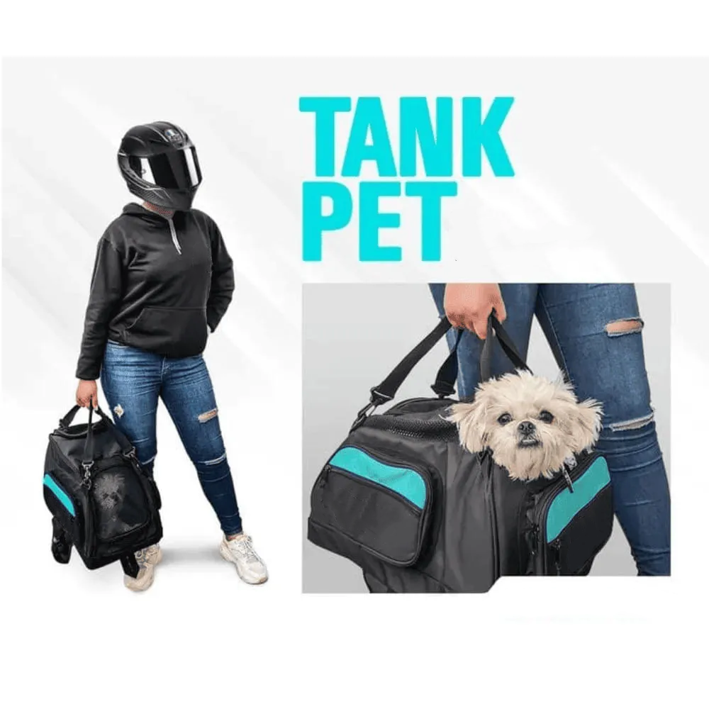 Breathable & Shockproof Pet Travel Backpack – Safe Motorcycle Carrier for Pets up to 12kg