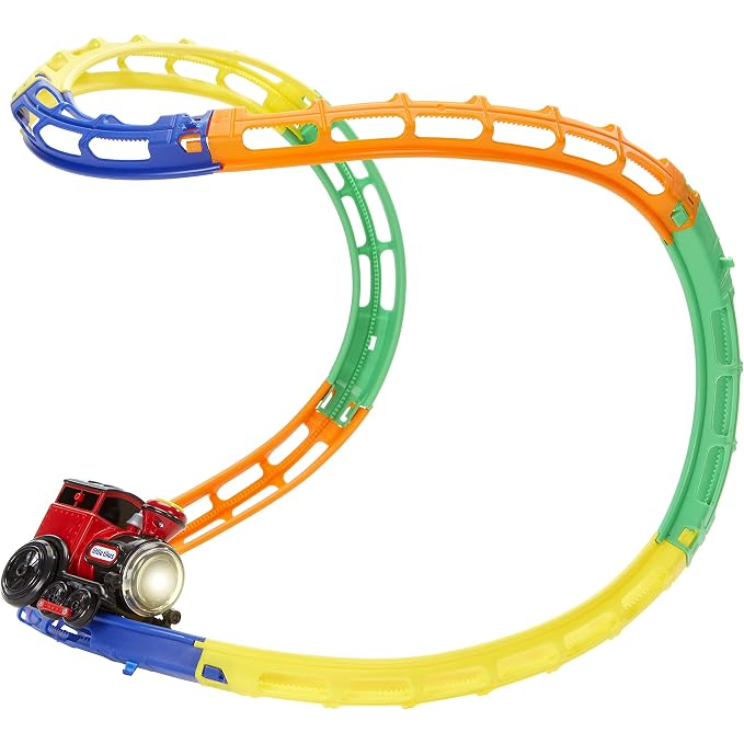 Kid’s Motion Train Adventure Toy with LED Effects, Sounds & Unpredictable Path Action
