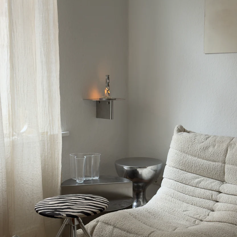 Molten Wax Candle Holder | Ever-Changing Flame & Steel Art Piece