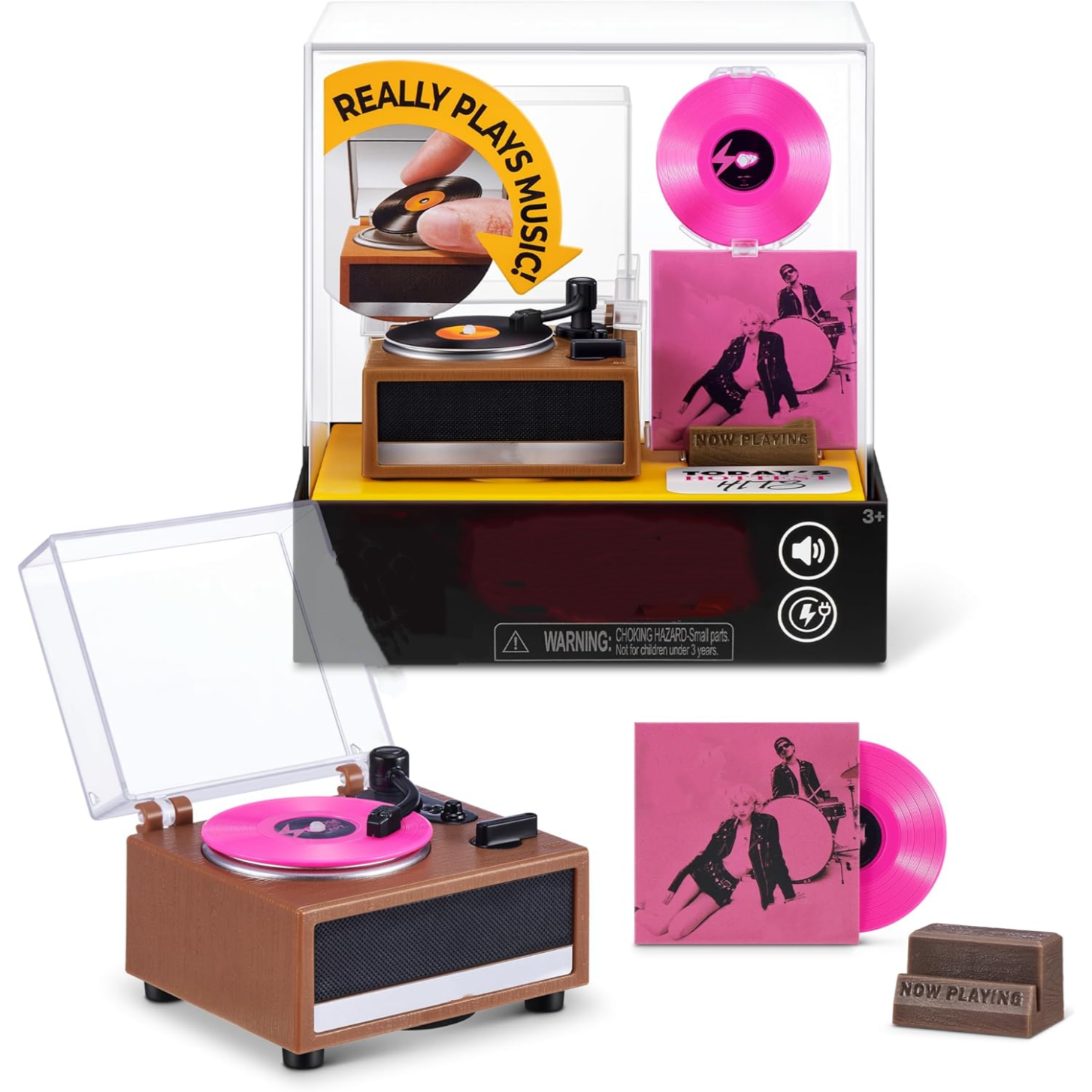 Fully Working Mini Vinyl Record Player – Real Music in Your Hands