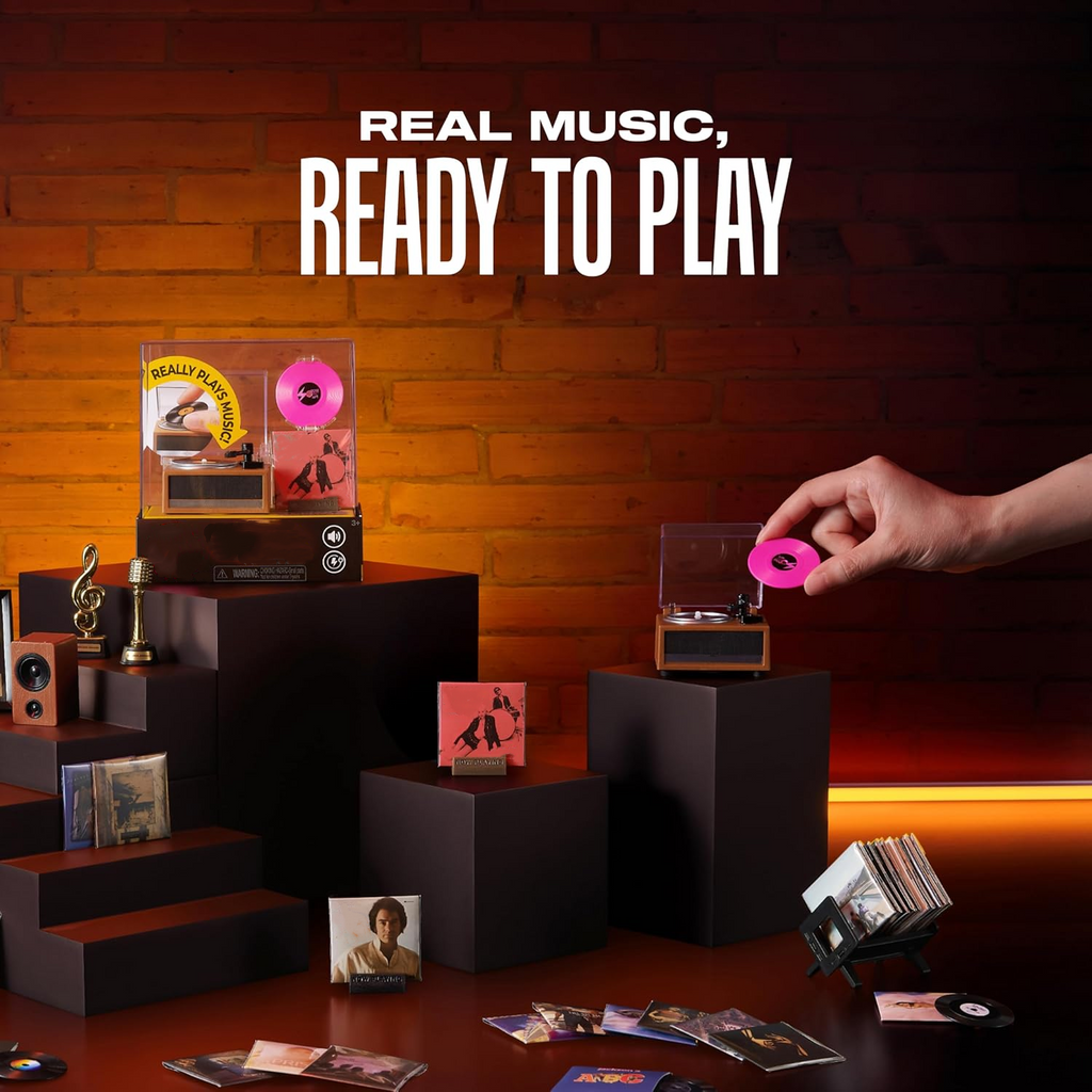 Fully Working Mini Vinyl Record Player – Real Music in Your Hands