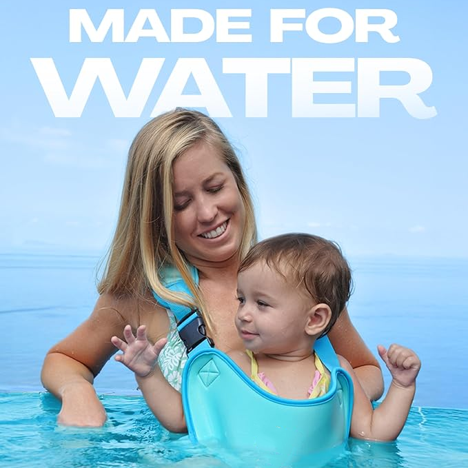 Lightweight Baby Carrier for Water & Outdoor Use – Secure Chest Hold for Travel & Beach