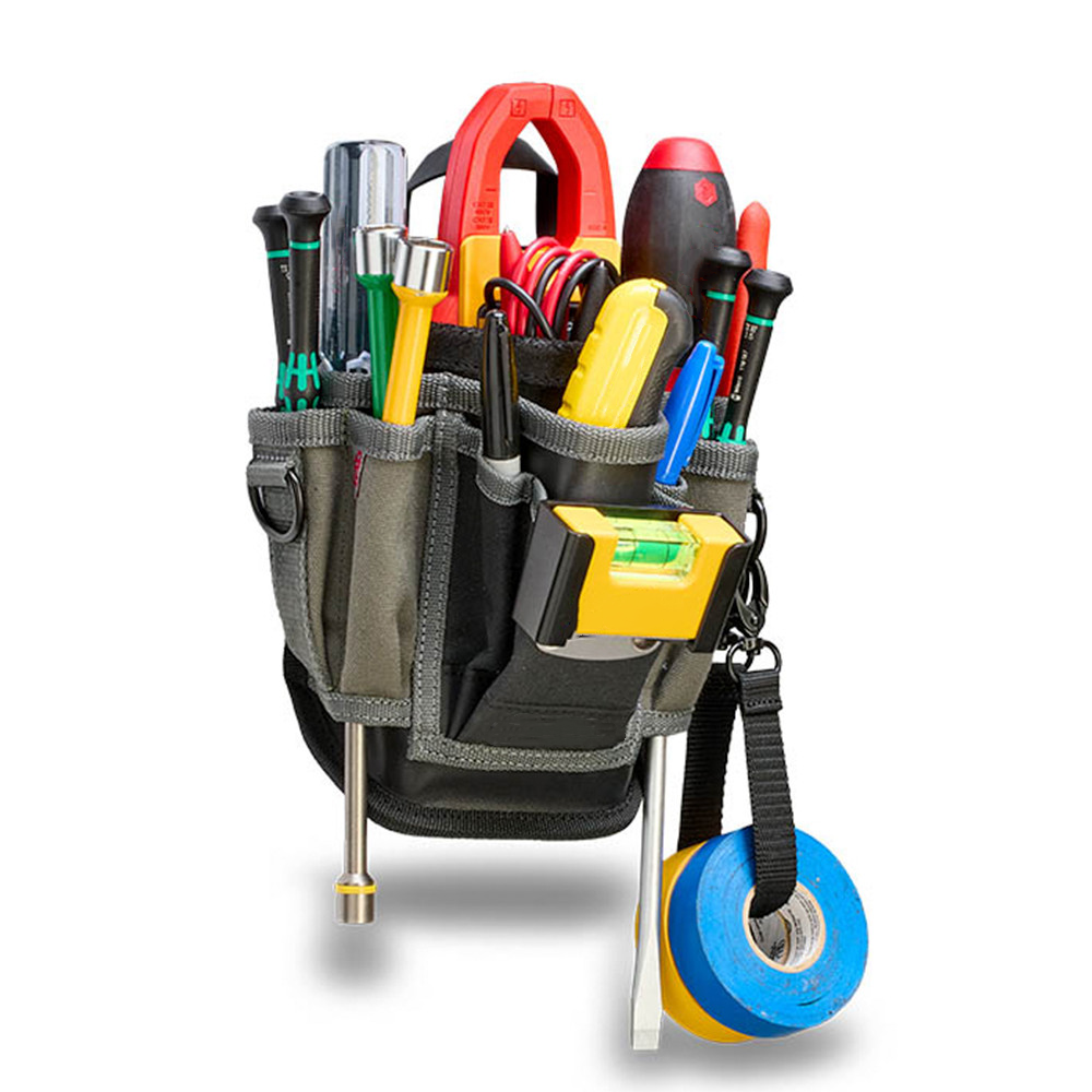 Heavy-Duty Multimeter Tool Pouch with Modular Attach System for Field Work