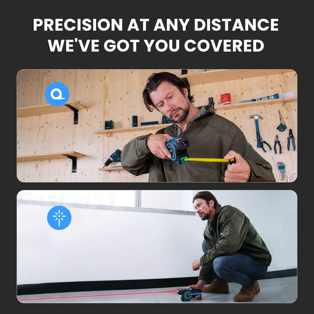 3-in-1 Digital Tape Measure with Bluetooth Precision & LCD Display