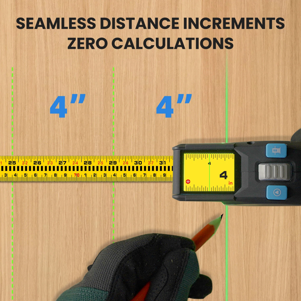 3-in-1 Digital Tape Measure with Bluetooth Precision & LCD Display