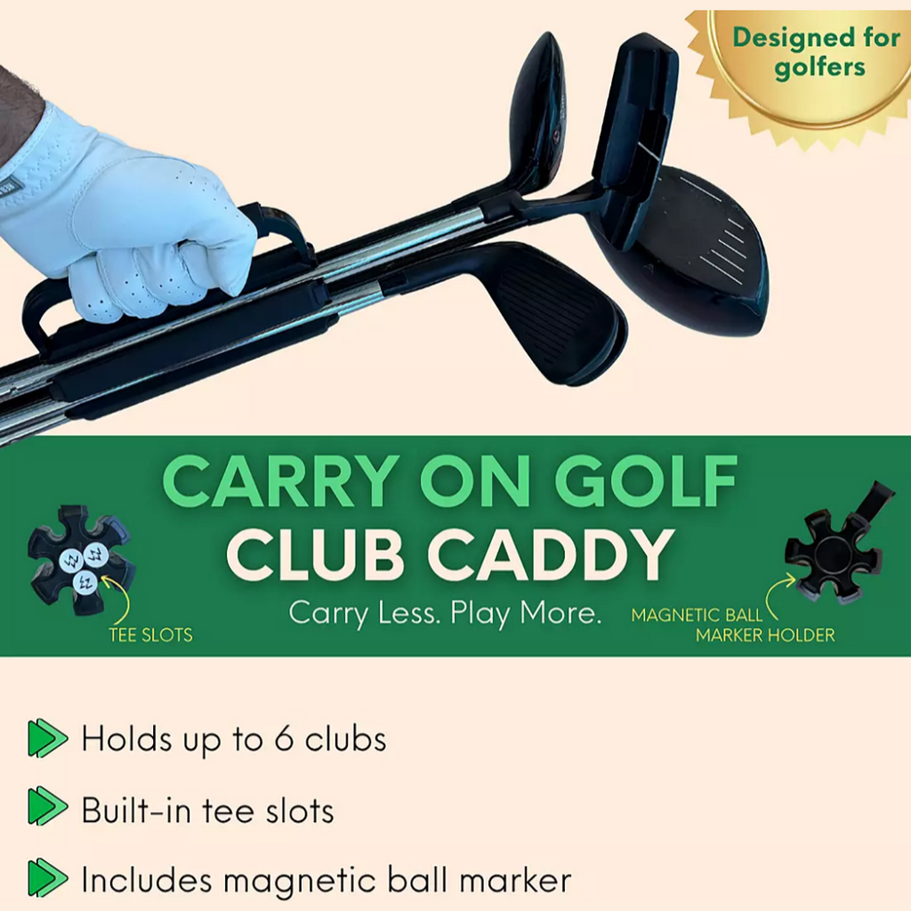 Ultra Portable Golf Club Holder – Easy Carry Design for Practice & Travel Golf