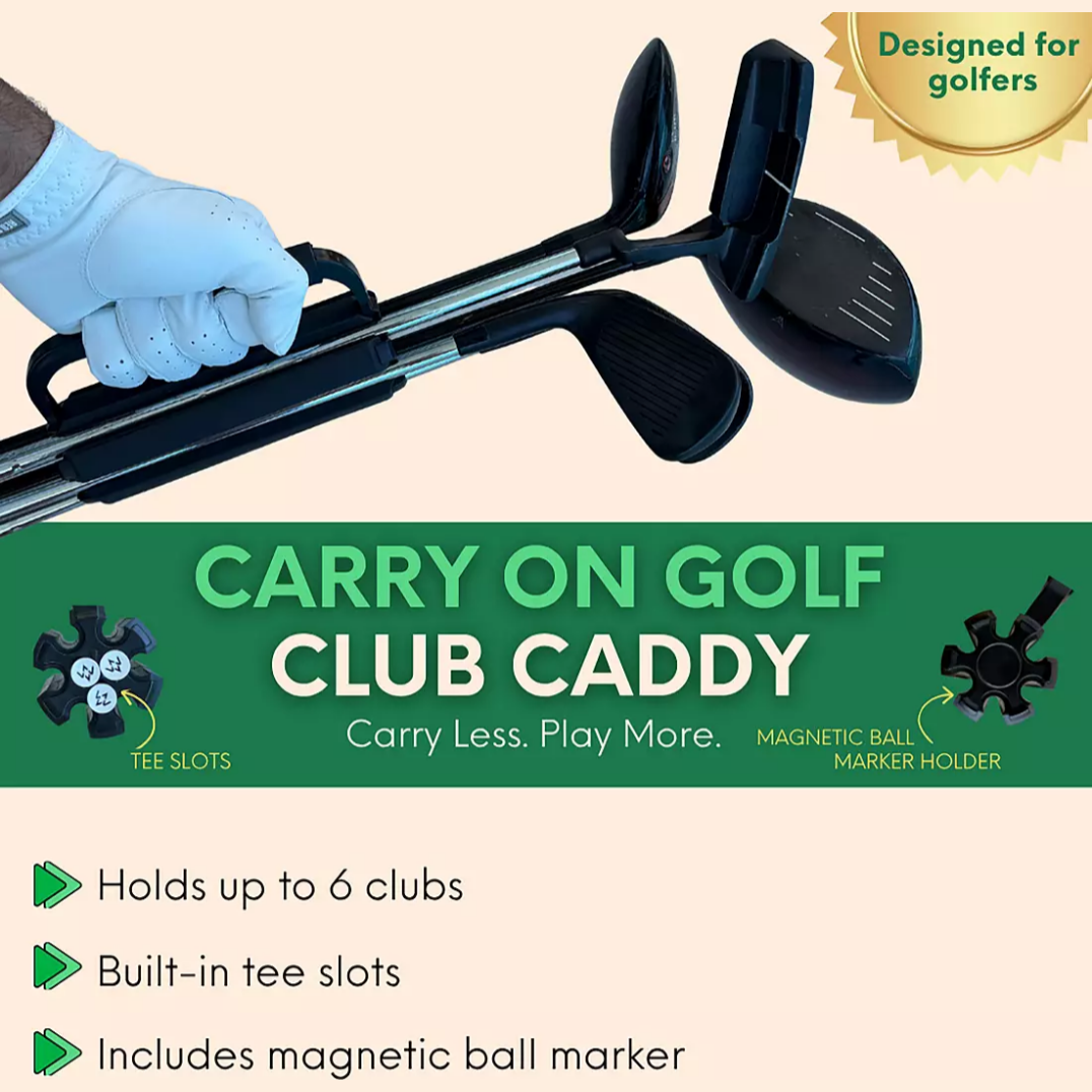 Ultra Portable Golf Club Holder – Easy Carry Design for Practice & Travel Golf