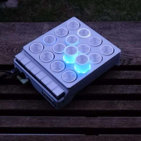 Futuristic AI Synth Robot for Live Beat Making & Performance
