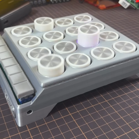 Futuristic AI Synth Robot for Live Beat Making & Performance