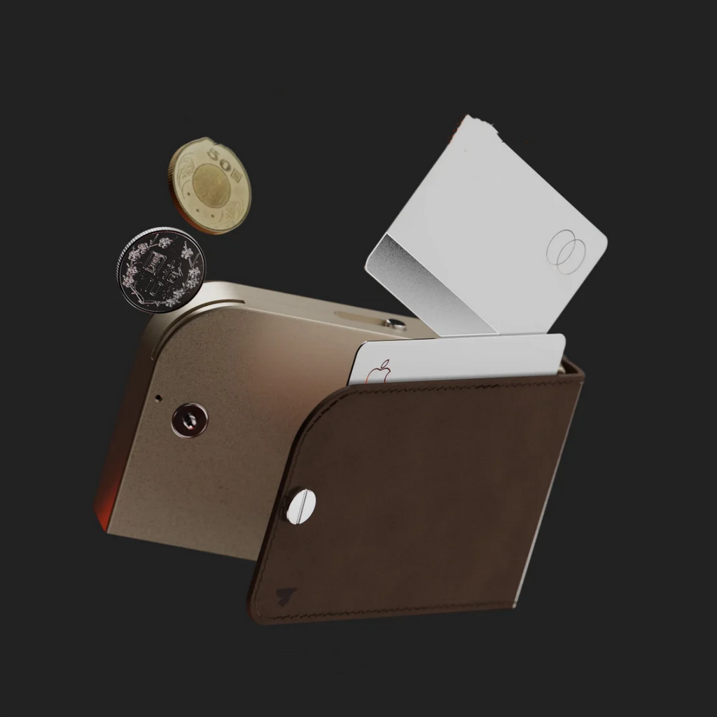 Pocket-Size Cash & Card Wallet with Fast Coin Release Design