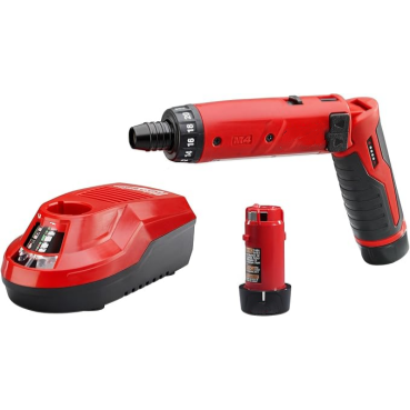 High-Torque Cordless Hex Screwdriver Kit – Dual Battery Power & Precision Control