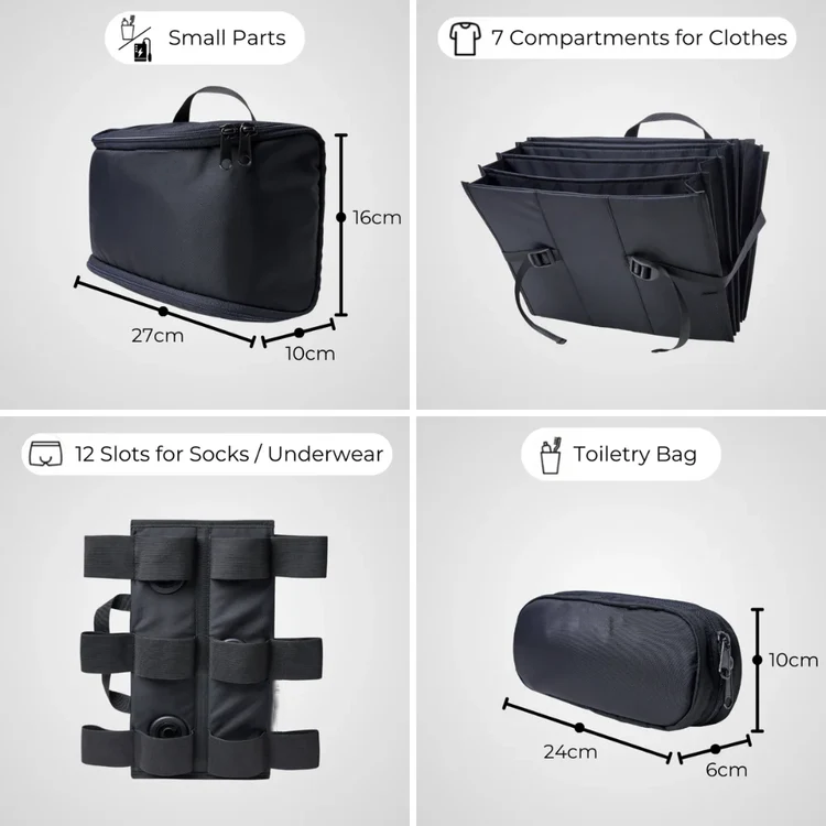 Next-Gen Travel Backpack with Magnetic Organization, Expandable Space & Carry-On Ready Fit