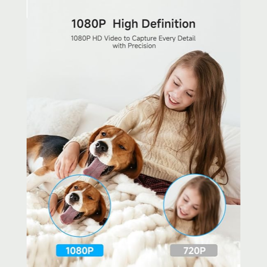 Smart Wireless Security Camera with Night Vision, AI Alerts & Local Storage