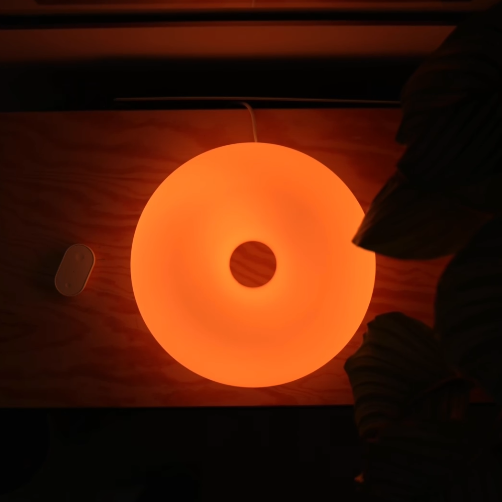 Minimalist Smart Glass Lamp – Dimmable Ambient Lighting for Any Space