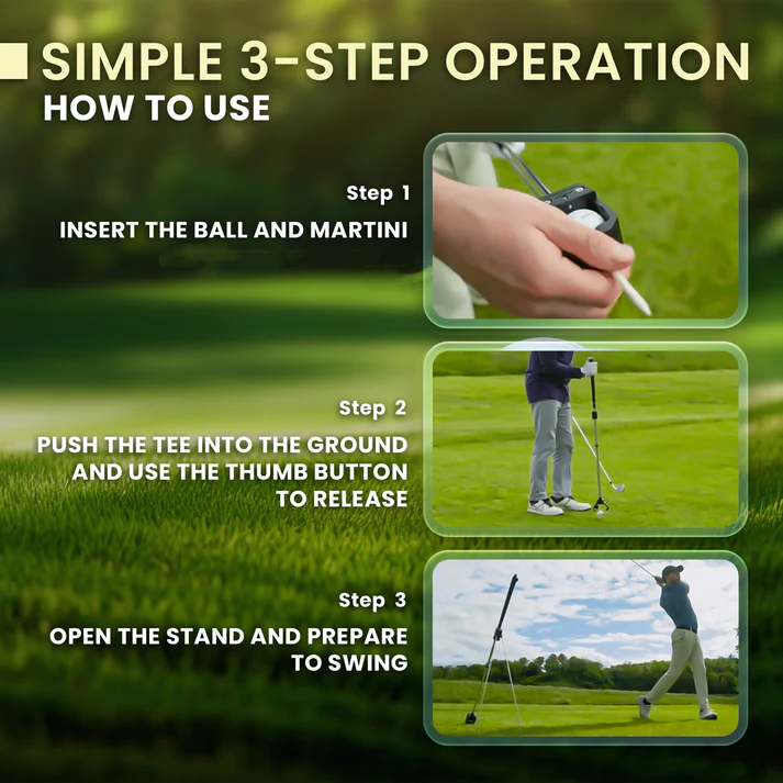 Effortless Golf Tee Tool – No Bending, No Strain, Just Play