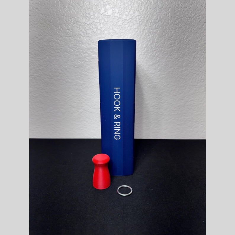Foldable Hidden Book Hook & Ring Game – Compact Party Skill Challenge