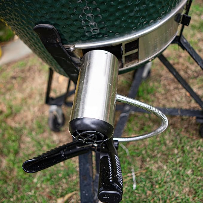 Stainless Steel Adjustable BBQ Air Blower for Rapid Fire Starting Anywhere Outdoors
