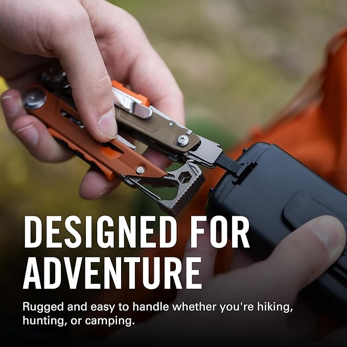 Tactical 19-in-1 Survival Multi-Tool with Fire Starter & Hammer – Ultra Compact Outdoor Power