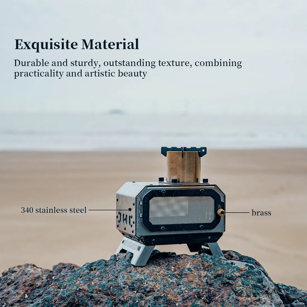 Compact Foldable Multi-Fuel Fire & Incense Burner for Camping & Home
