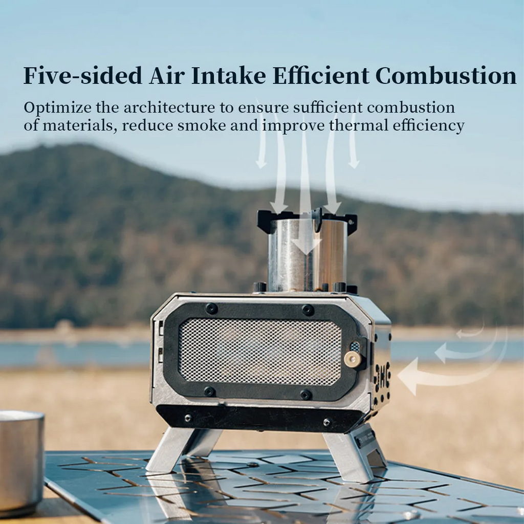 Compact Foldable Multi-Fuel Fire & Incense Burner for Camping & Home
