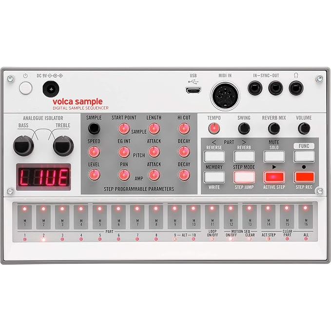 Portable Sample Sequencer with 100+ Sounds & Creative Beat Control