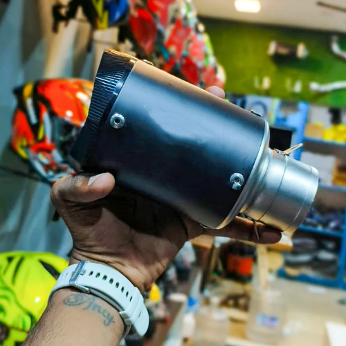 Universal 51mm Motorcycle Exhaust Muffler – Deep Sound & Racing Style