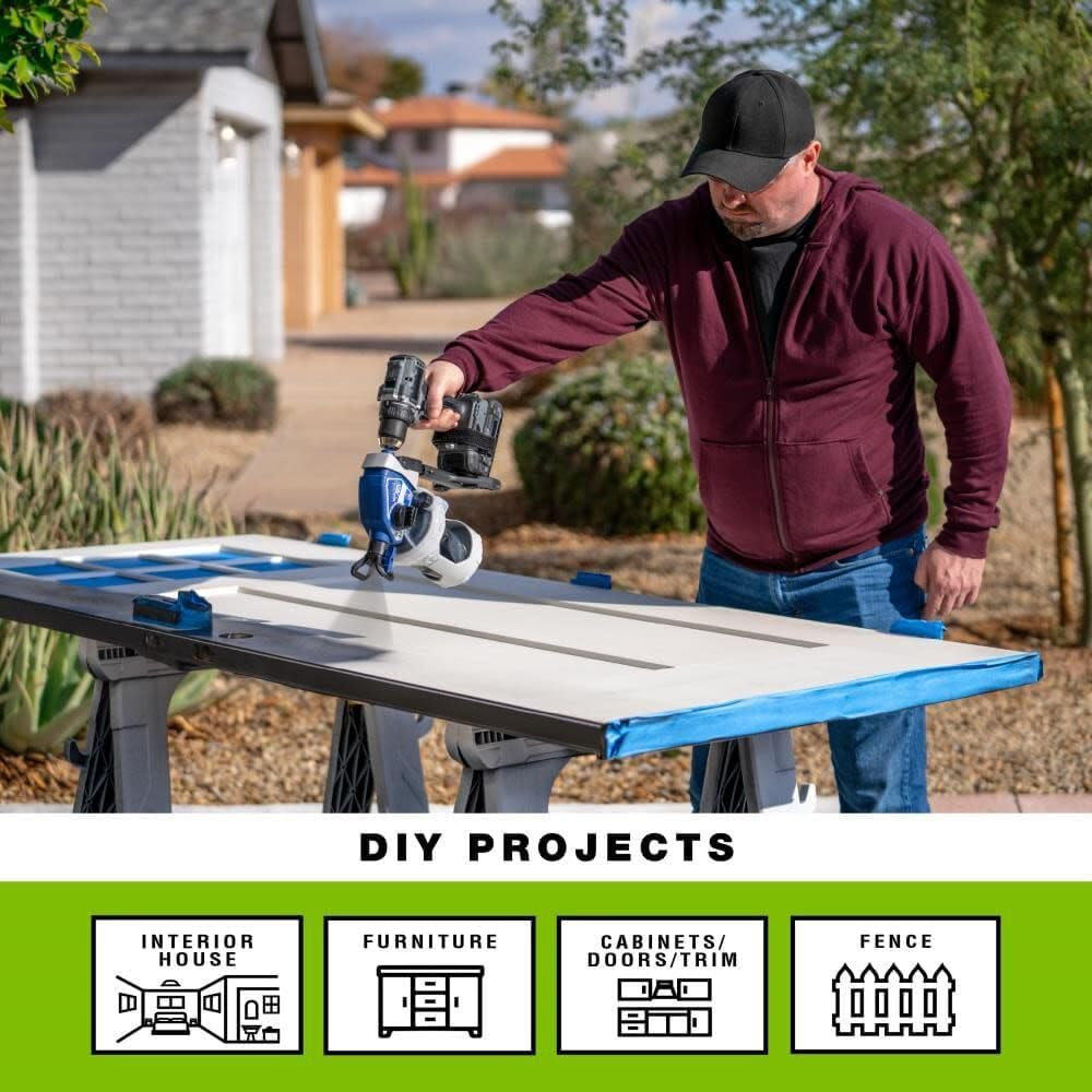 Cordless Paint Sprayer with 360° Multi-Direction Spray