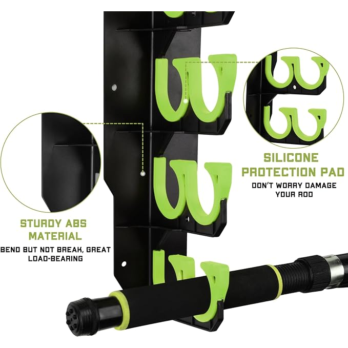 Smart Fishing Rod Storage Rack – Keep Your Gear Clean & Organized
