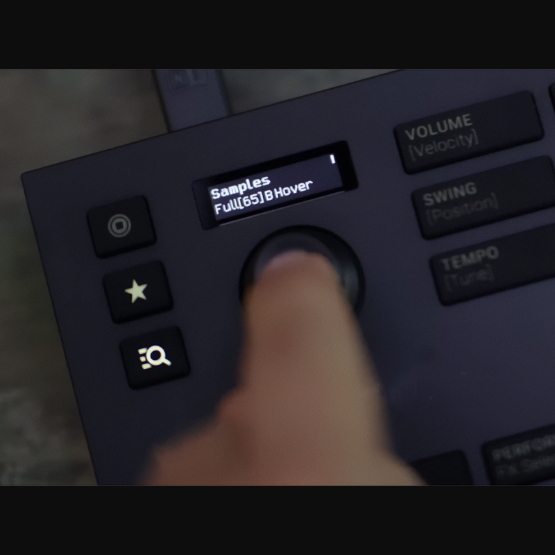 Compact Beat Maker Controller with 16 Responsive Pads