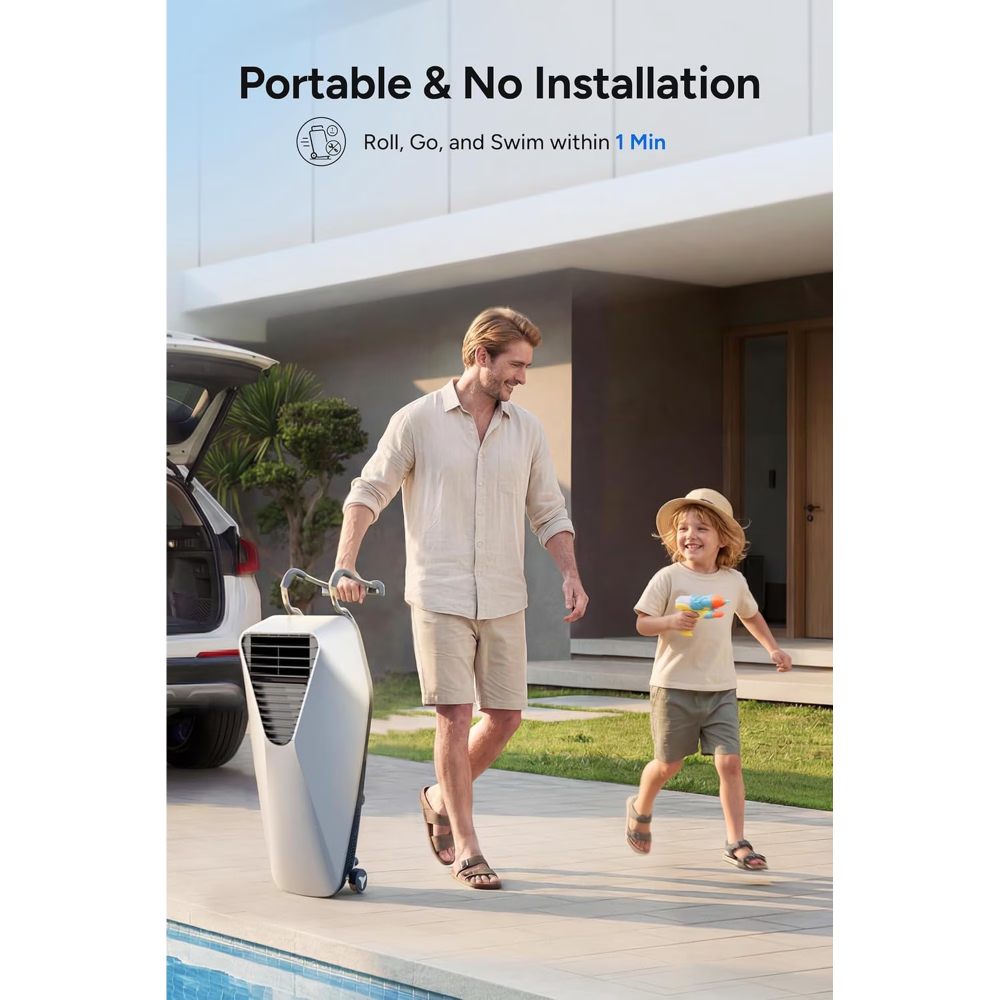 Portable Smart Pool Swim Jet – Powerful Current Anywhere