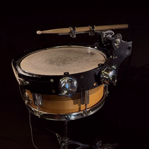 Add Percussion Anywhere with a Flexible Pedal-Controlled Drum System