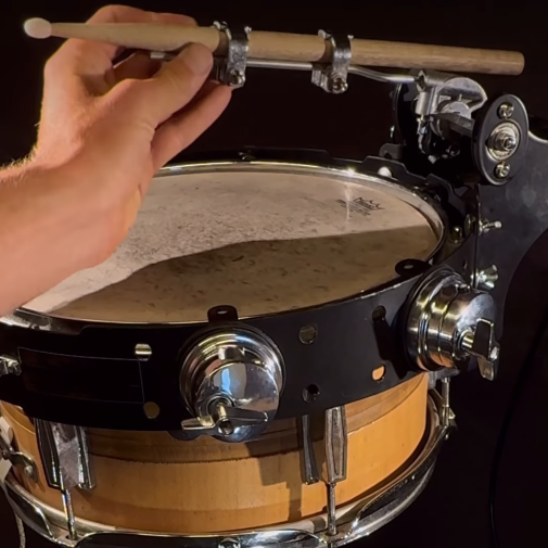 Add Percussion Anywhere with a Flexible Pedal-Controlled Drum System