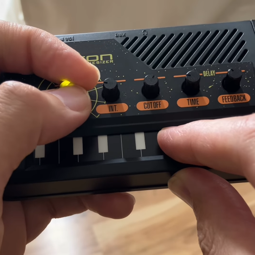 Portable Analog Synthesizer with Delay Effects & Touch Control