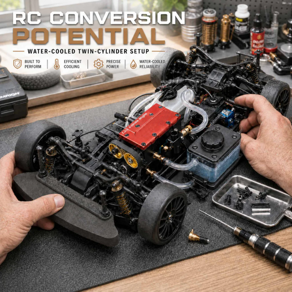 Premium DIY Engine Model Kit With Realistic Moving Parts