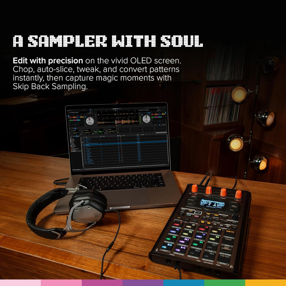 Portable Creative Sampler with Pro Audio Effects