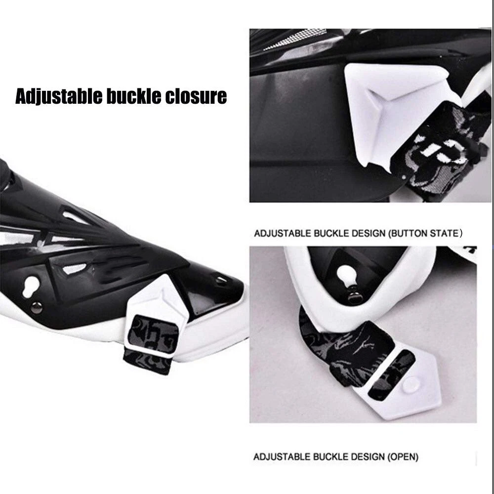 Ergonomic Hard Shell Knee Guards for Adventure Riding