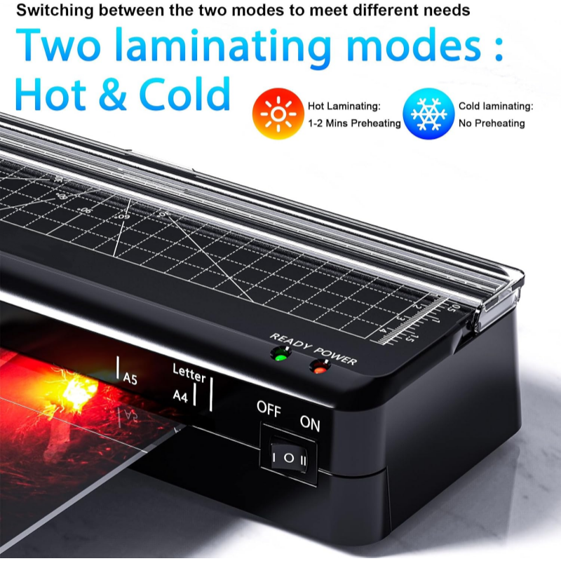 4-in-1 Fast Thermal & Cold Laminating Machine