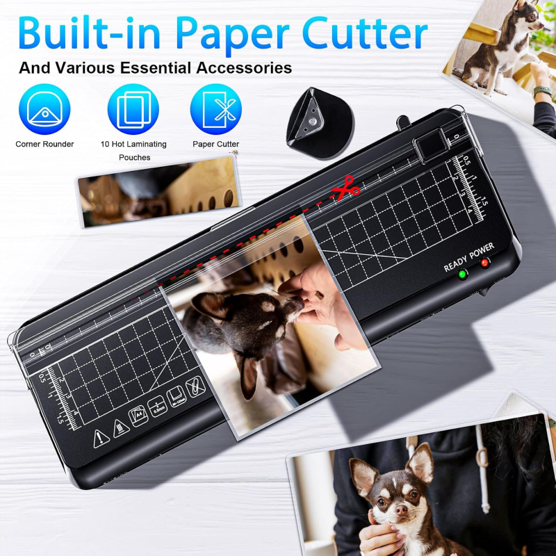 4-in-1 Fast Thermal & Cold Laminating Machine