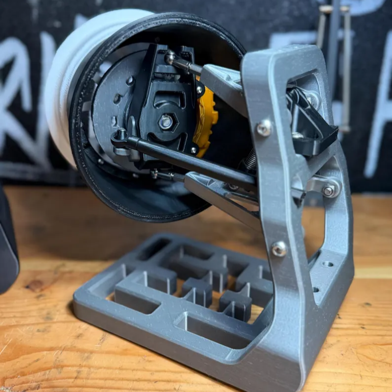 Mechanical Wheel Headphone Stand – Unique DIY Desk Accessory