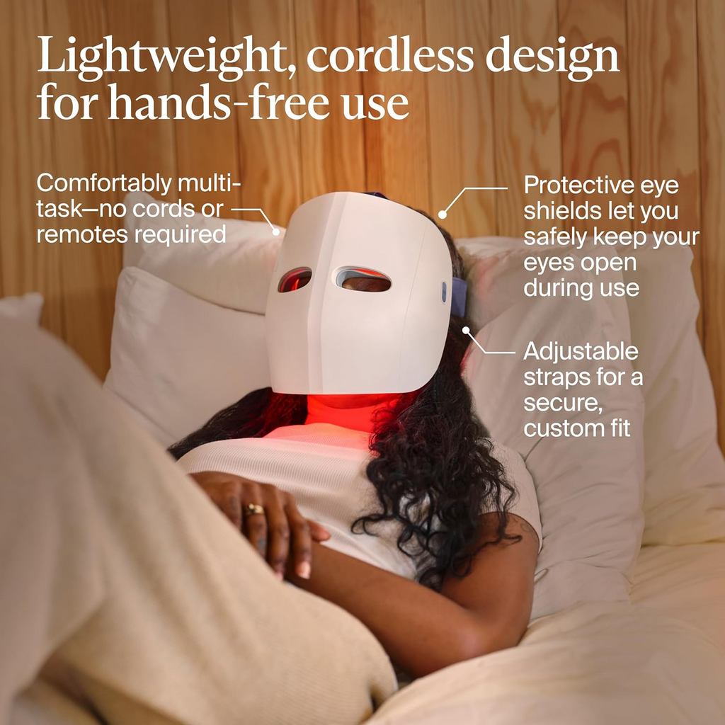 All-in-One Red Light Therapy Mask for Wrinkles, Sagging & Dull Skin