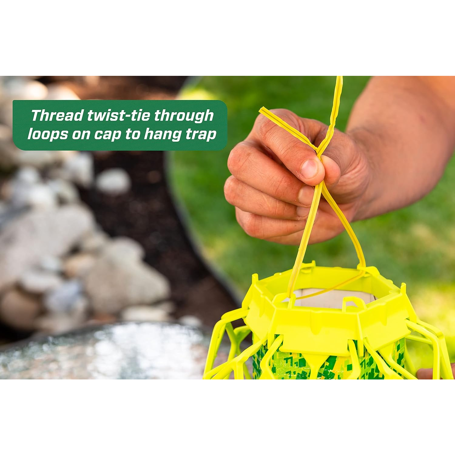 Trap Wasps, Mud Daubers & Bees Instantly!