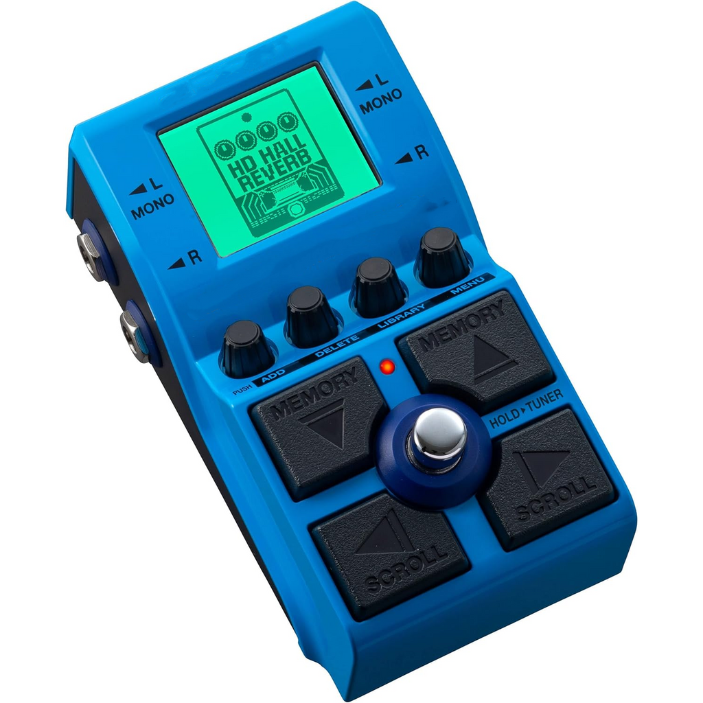 Stereo Multi-Effects Pedal for Guitar, Bass & Synths