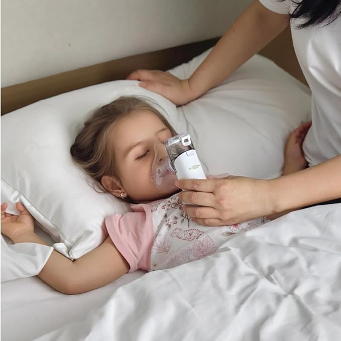 Travel-Friendly Nebulizer with Strong & Mild Mist Modes – Fast, Deep Medication Absorption