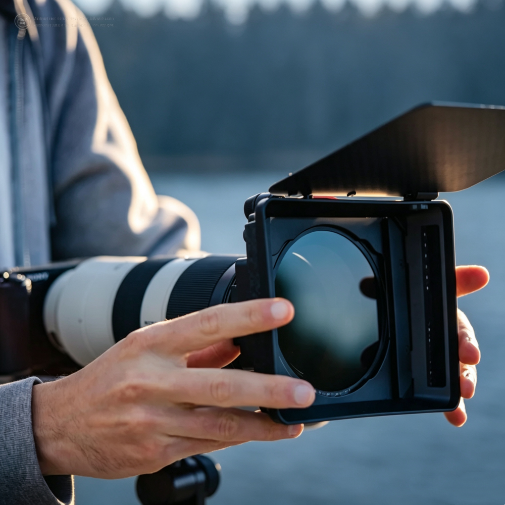 Cinematic Matte Box Kit – Variable Light Control & Glare Reduction