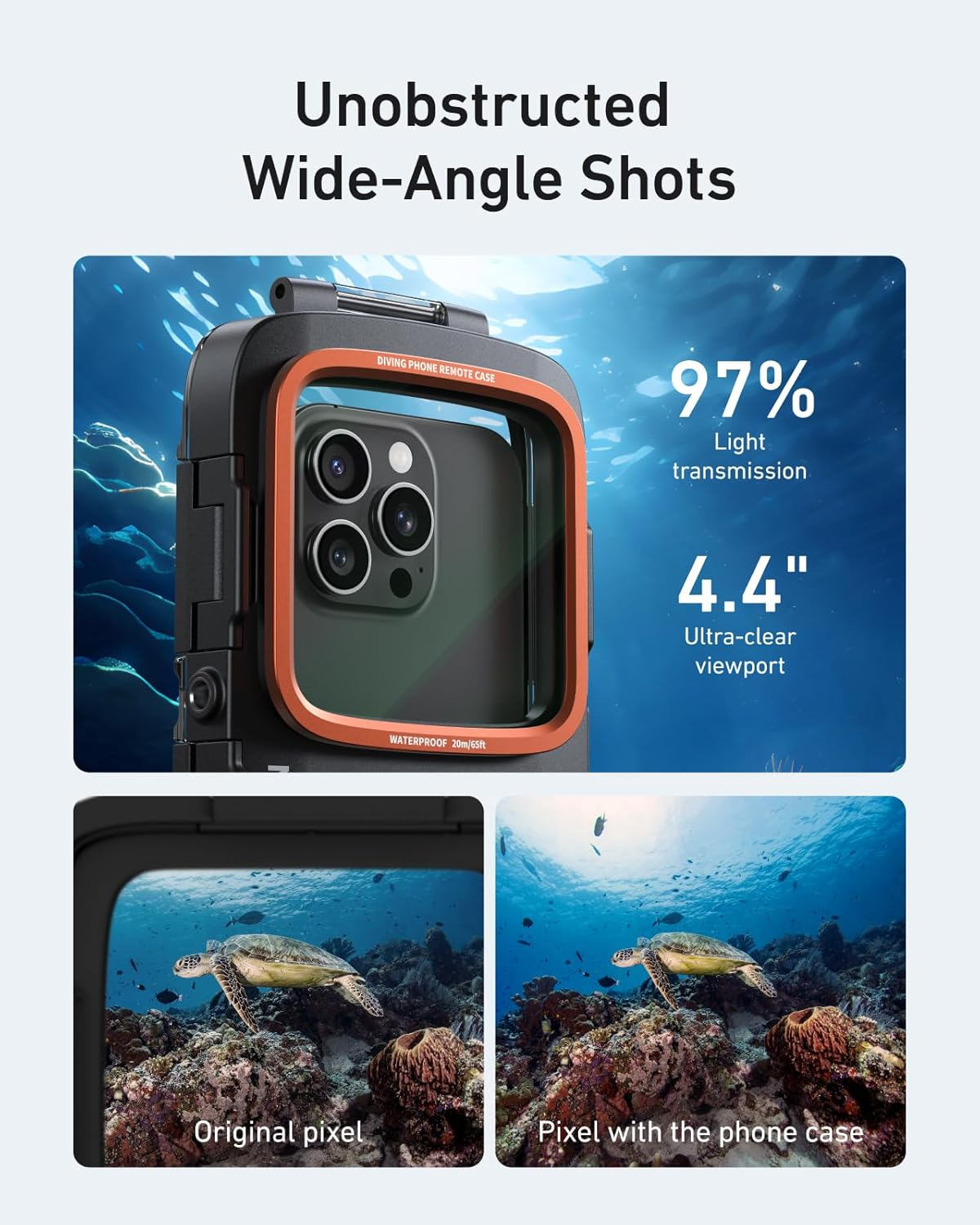 Waterproof 20M Diving Phone Case – Capture Crystal Clear Underwater Photos & Videos