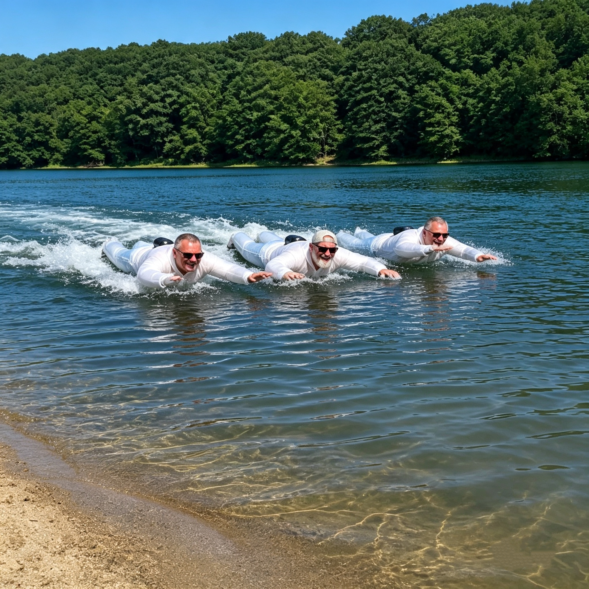 Propeller-Equipped Inflatable Buoyancy Suit – Motorized Aquatic Safety Gear