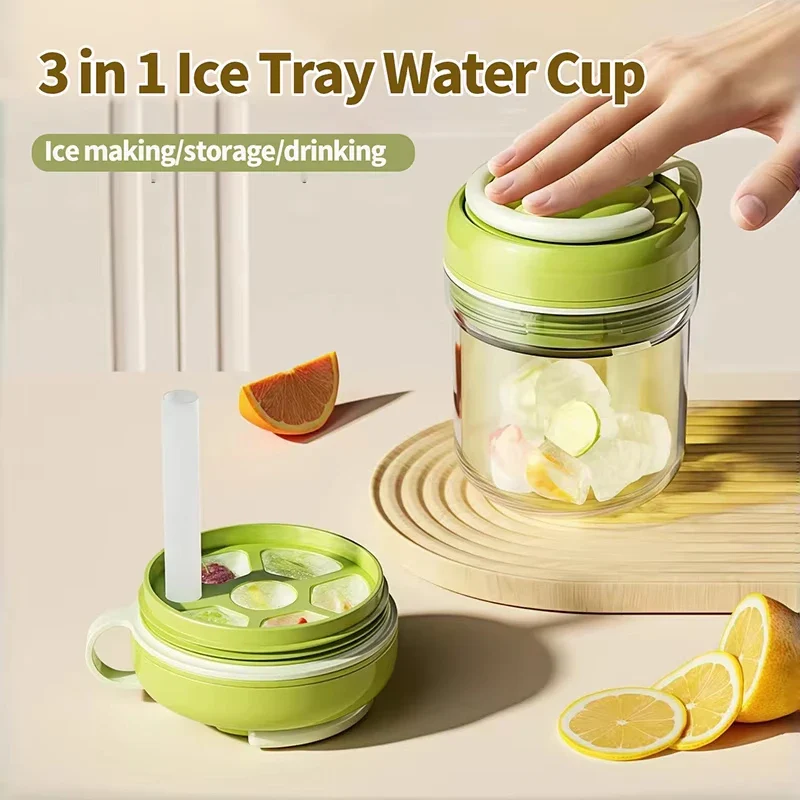 3-in-1 Ice Cube Bottle – Chill, Freeze & Drink Anywhere