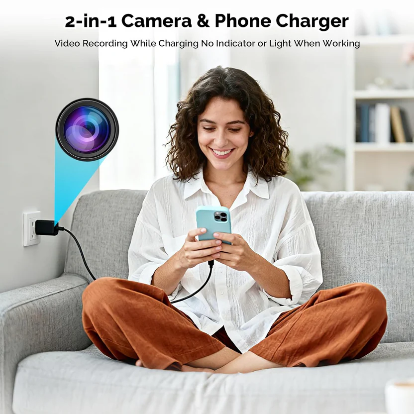 1080P Disguised USB Charger Camera – HD Wide-Angle Smart Monitoring